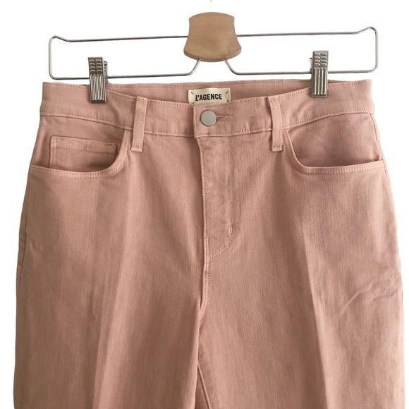 Lagence Slim High Rise Jeans Dusty Pink 27 - Picture 7 of 11